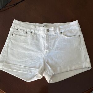 J Crew Classic White Jean Shorts women’s size 29